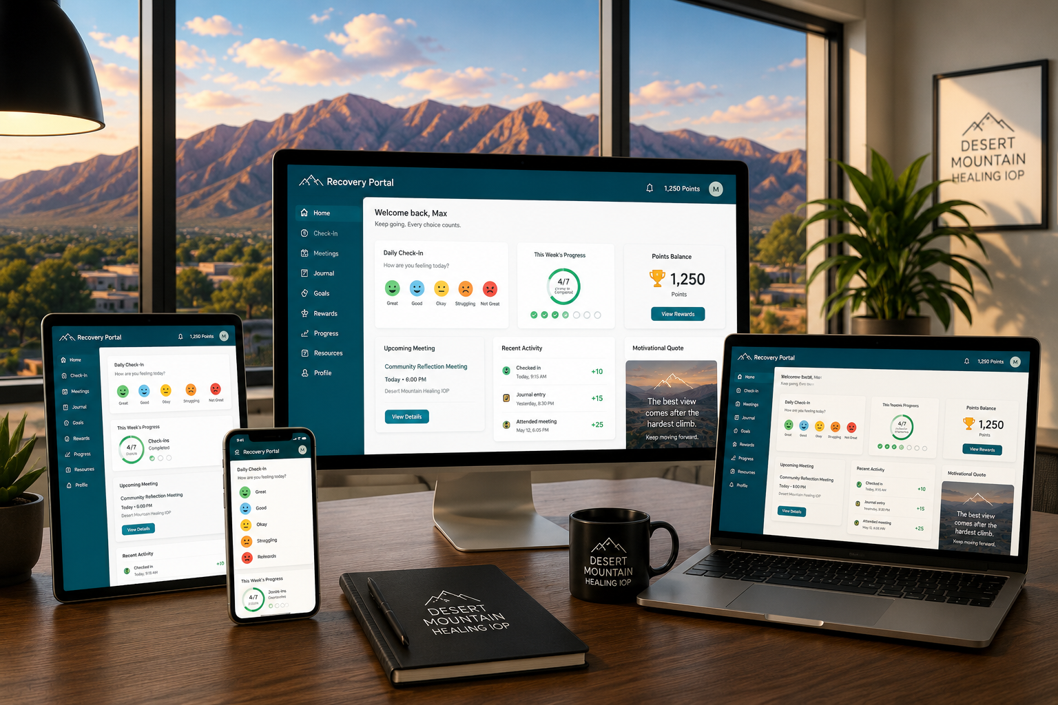 Own Today Recovery Portal on multiple devices